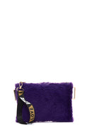 Women's Purple Plush Portfolio Bag | Derimod