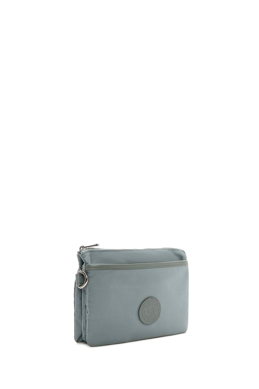 Women's Green Fabric Crossbody Bag