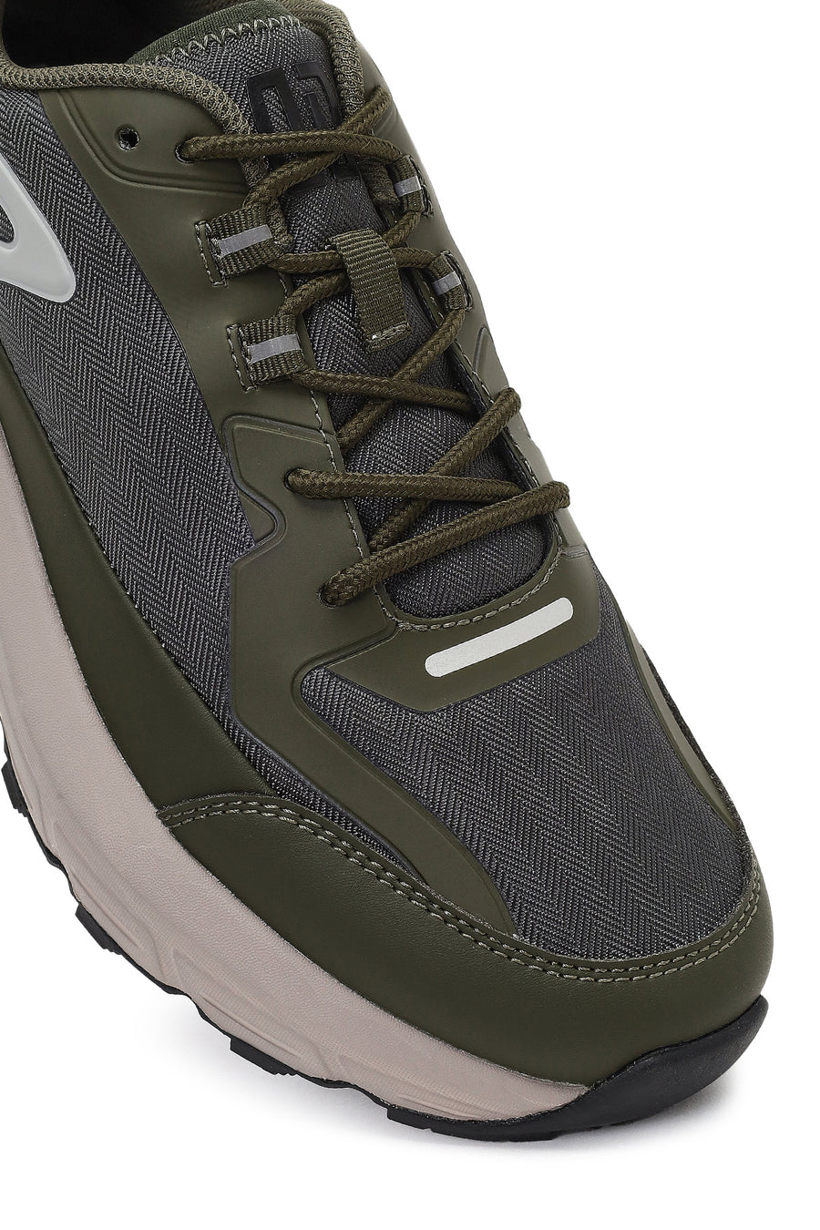 Derimod Studio Men's Green Lace-Up Thick-Soled Sneaker