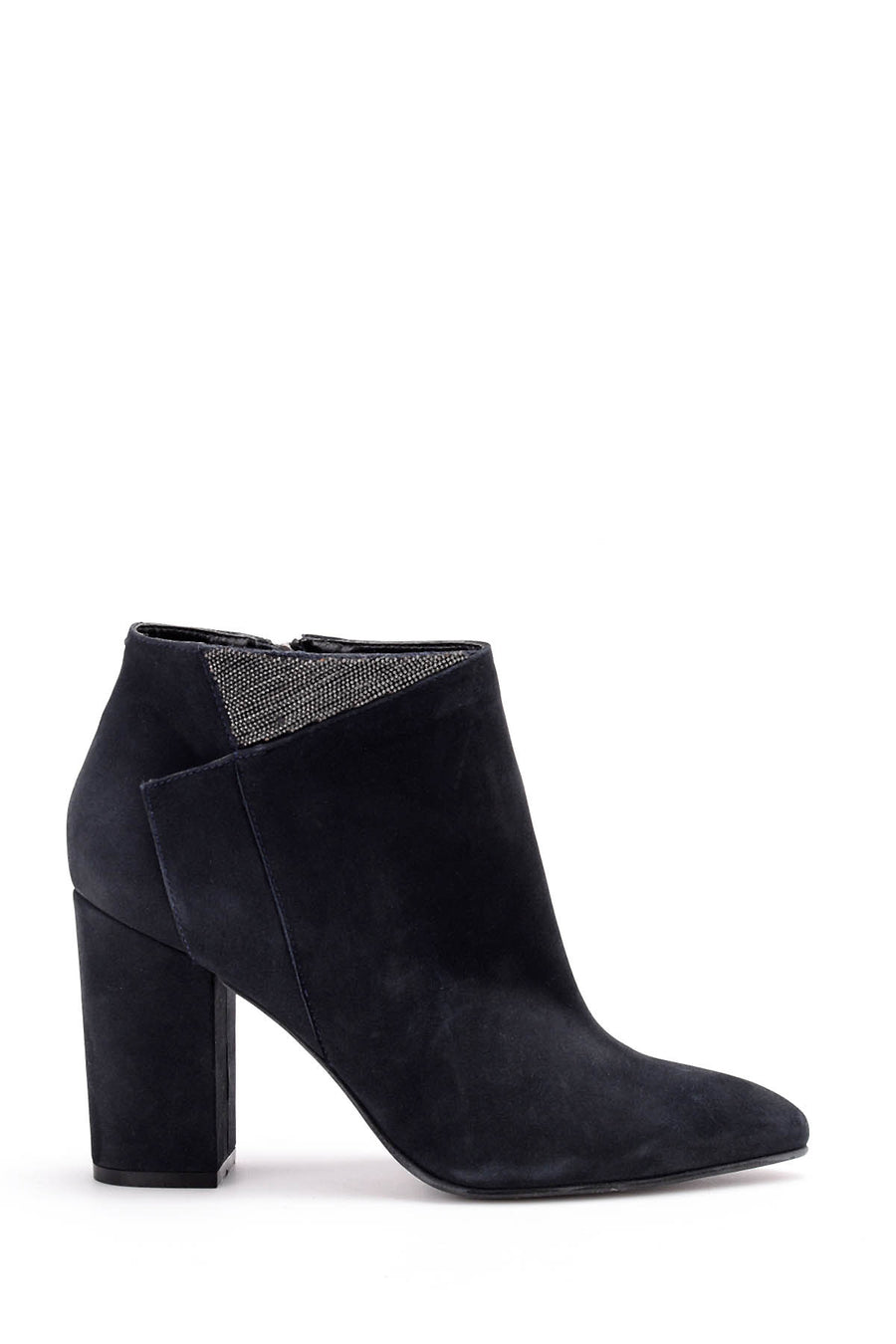 Women's Suede Heeled Boots 18WFD2484V3 | Derimod
