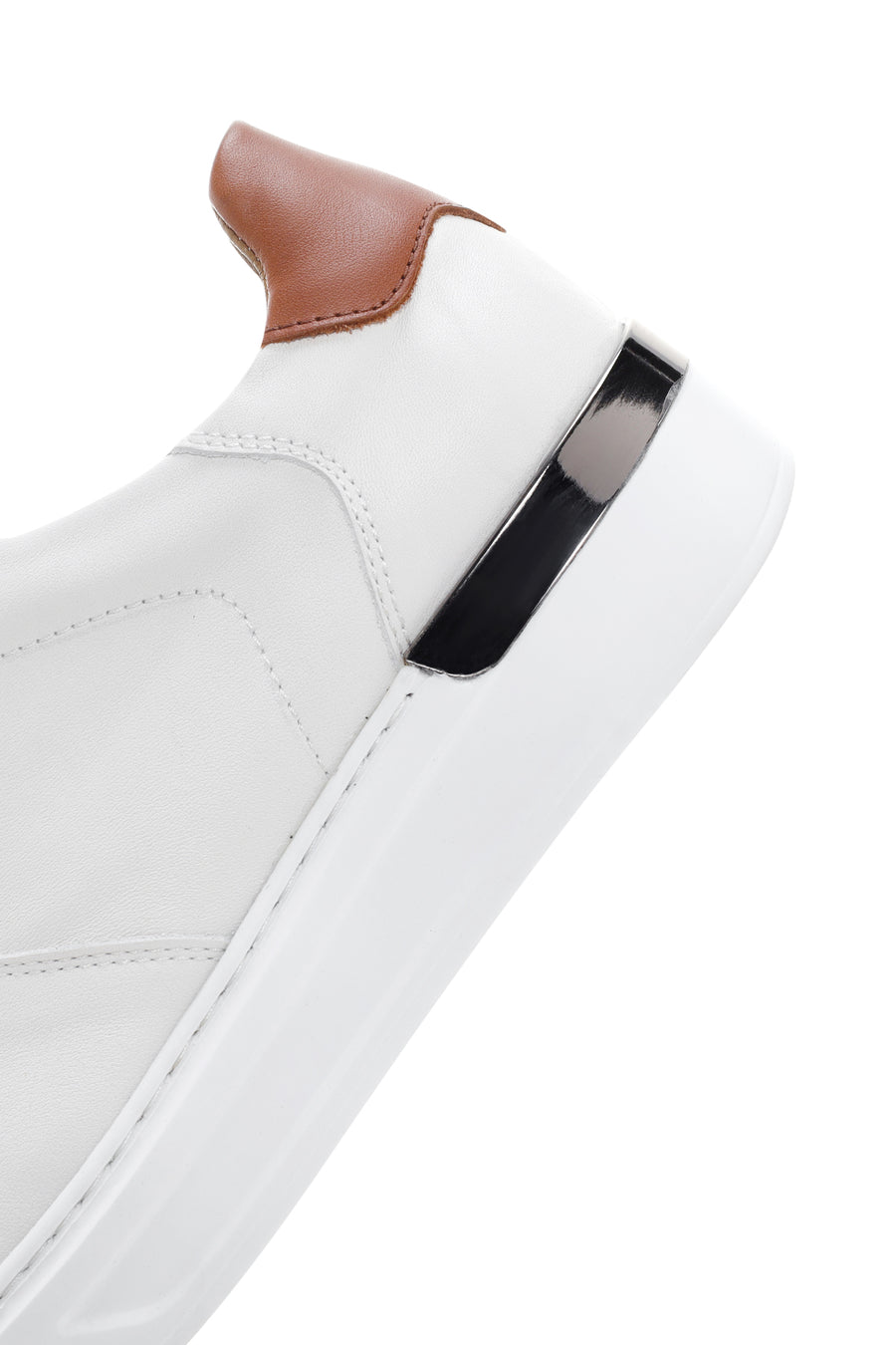 Erkek Beyaz Deri Sneaker