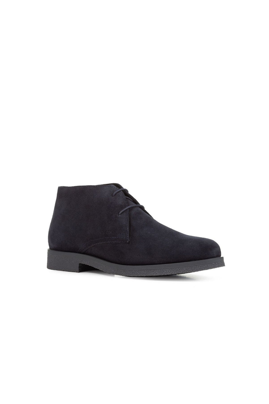 Geox Men's Navy Blue Claudio Suede Leather Classic Boots