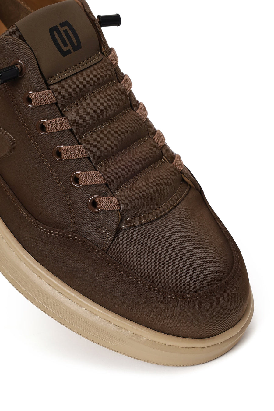 Derimod Zero Male Brown Lace-up Thick-soled Fabric Sneaker