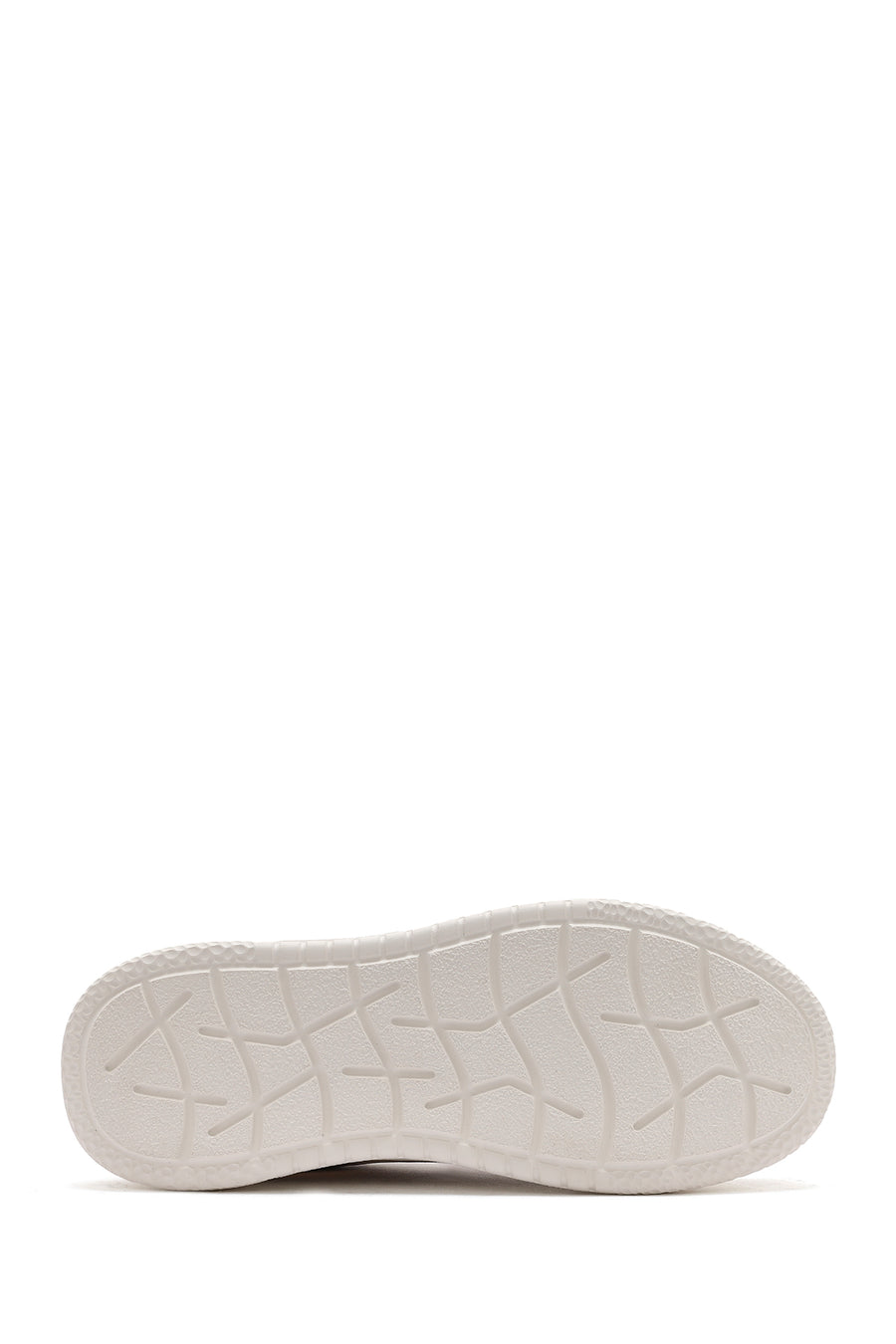 Erkek Bej Bağcıklı Kumaş Sneaker