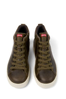 Camper Men's Green Runner Four Leather Sports Boots | Derimod