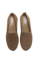 Women's Mink Suede Leather Comfort Loafer | Derimod