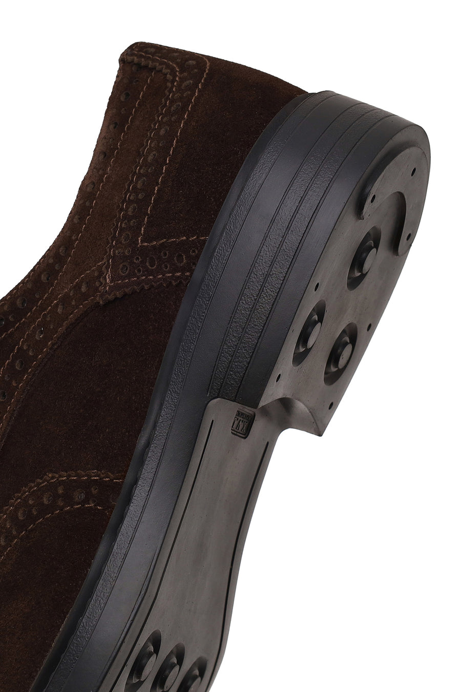 Male Brown Lace-up Suede Casual Shoes