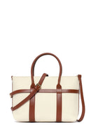 Woman Beige Long-Strap Shoulder Bag | Derimod