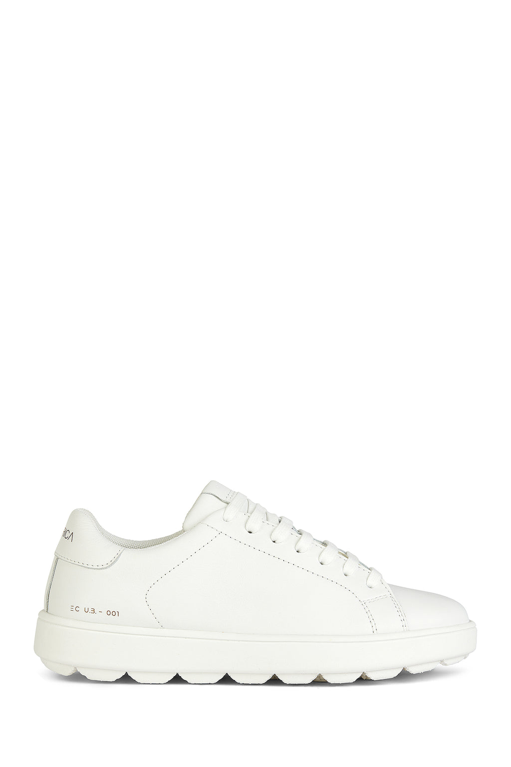 Geox Kadın Beyaz Bağcıklı  Spherica Ecub Deri Sneaker