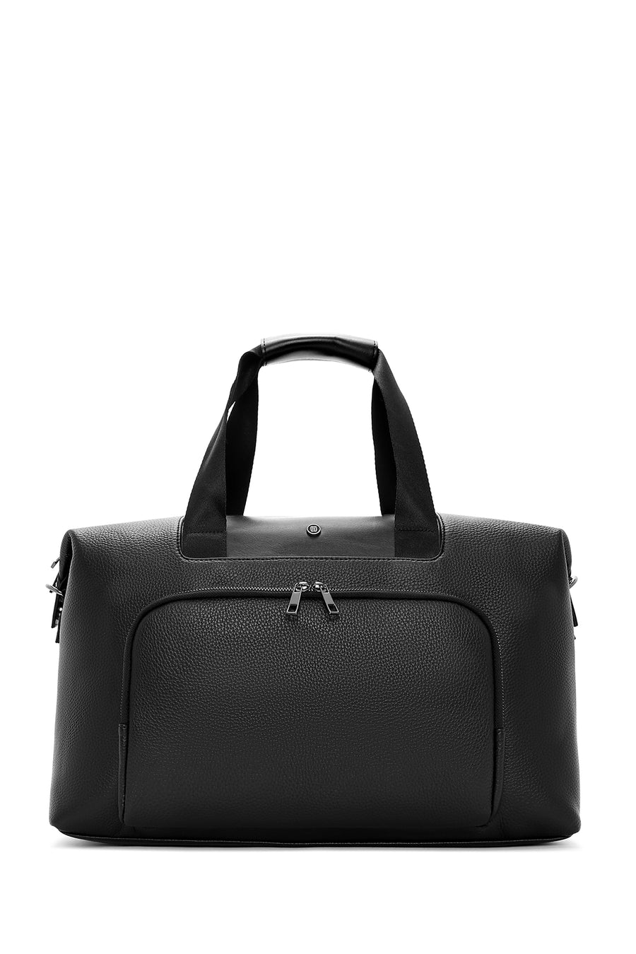 Unisex Black Long-Strap Trip Bag