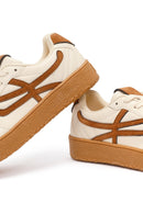 Kadın Bej Bağcıklı Sneaker | Derimod