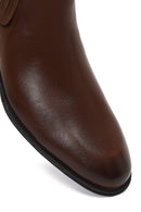 Men's Brown Leather Chelsea Boot | Derimod