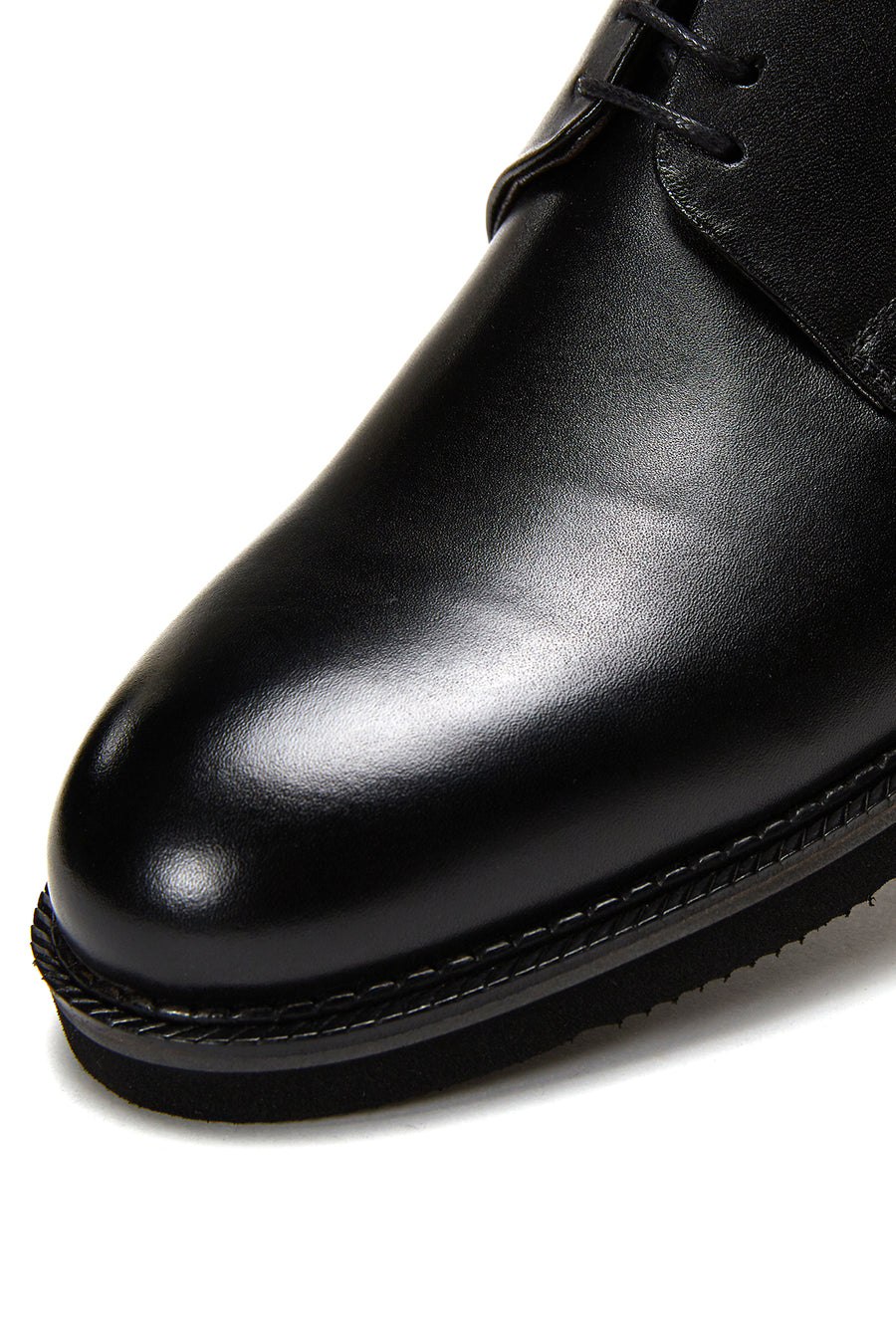 
Men's Black Lace-Up Leather Classic Shoes
