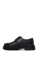 Male Black Lace-Up Leather Casual Shoes | Derimod