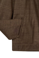 Clint Male Brown Reversible Leather Jacket | Derimod