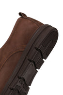 Male Brown Lace-up Nubuck Leather Casual Shoes | Derimod