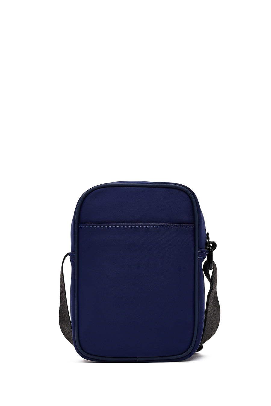 Men's Navy Blue Mini Fabric Messenger Bag