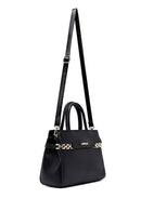 Women's Black Long Strap Chain Detailed Handbag | Derimod
