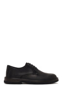 Male Black Lace-Up Leather Casual Shoes | Derimod