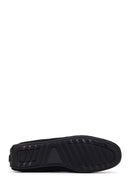 Erkek Siyah Süet Deri Loafer | Derimod