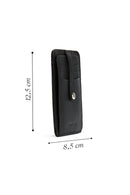 Men's Black Leather Casual Card Holder | Derimod