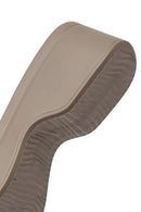 Woman Mink Thick-Soled Suede Slipper | Derimod