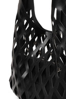Woman Black Mesh Shoulder Bag | Derimod