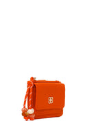 Woman Orange Charm Card Holder | Derimod