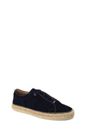 Erkek Lacivert Kalın Tabanlı Süet Deri Sneaker | Derimod