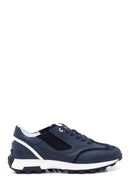Erkek Deri Desenli Sneaker | Derimod