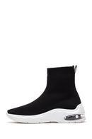Women's Black High Top Sneaker | Derimod