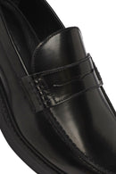 Erkek Siyah Deri Loafer | Derimod