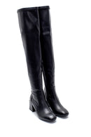 Women's Leather Heeled Boots | Derimod