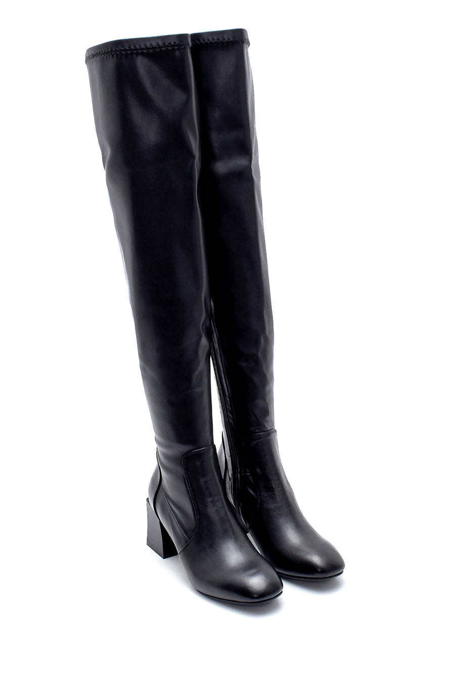 Women's Leather Heeled Boots