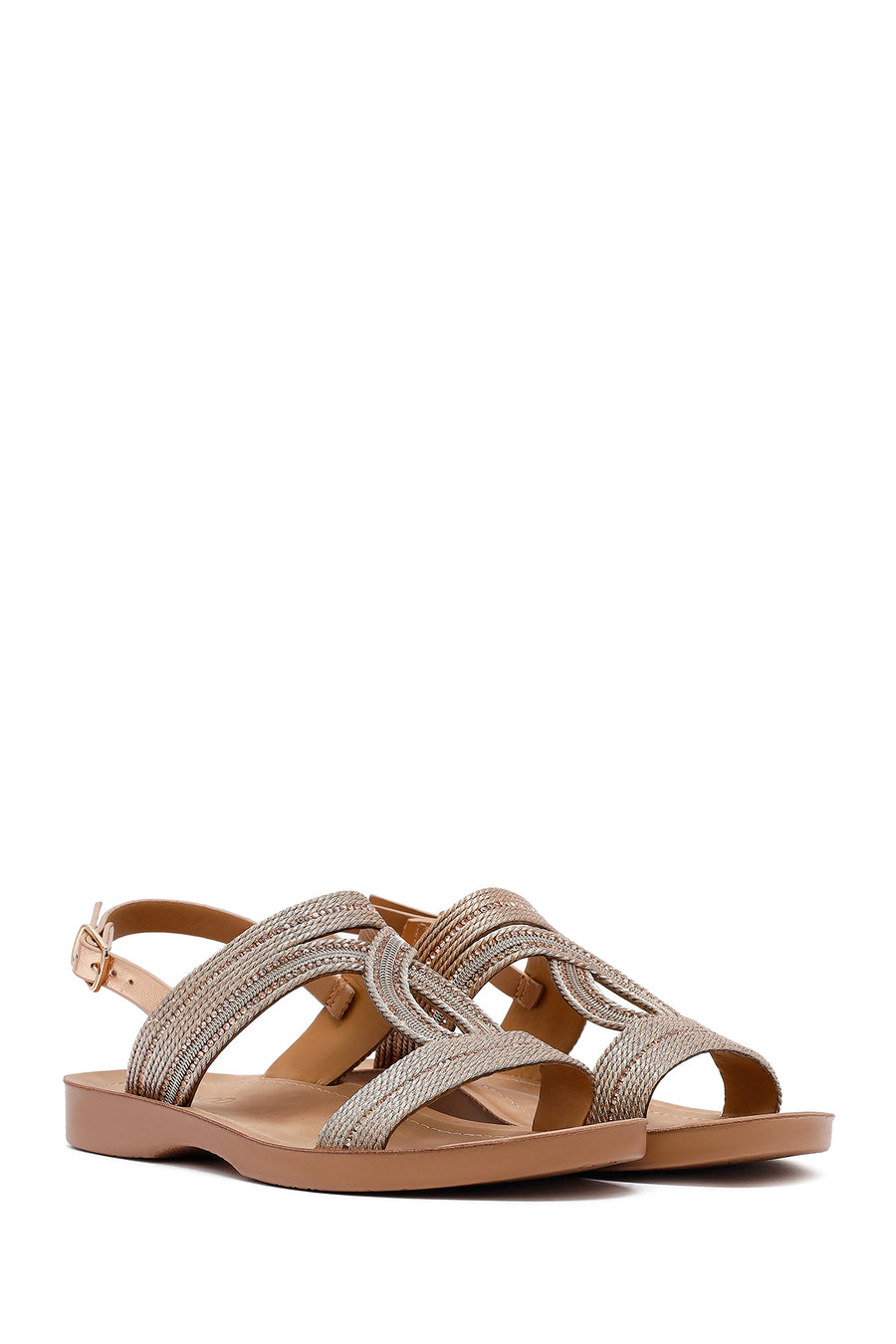 Women's Pink Stone Sandals