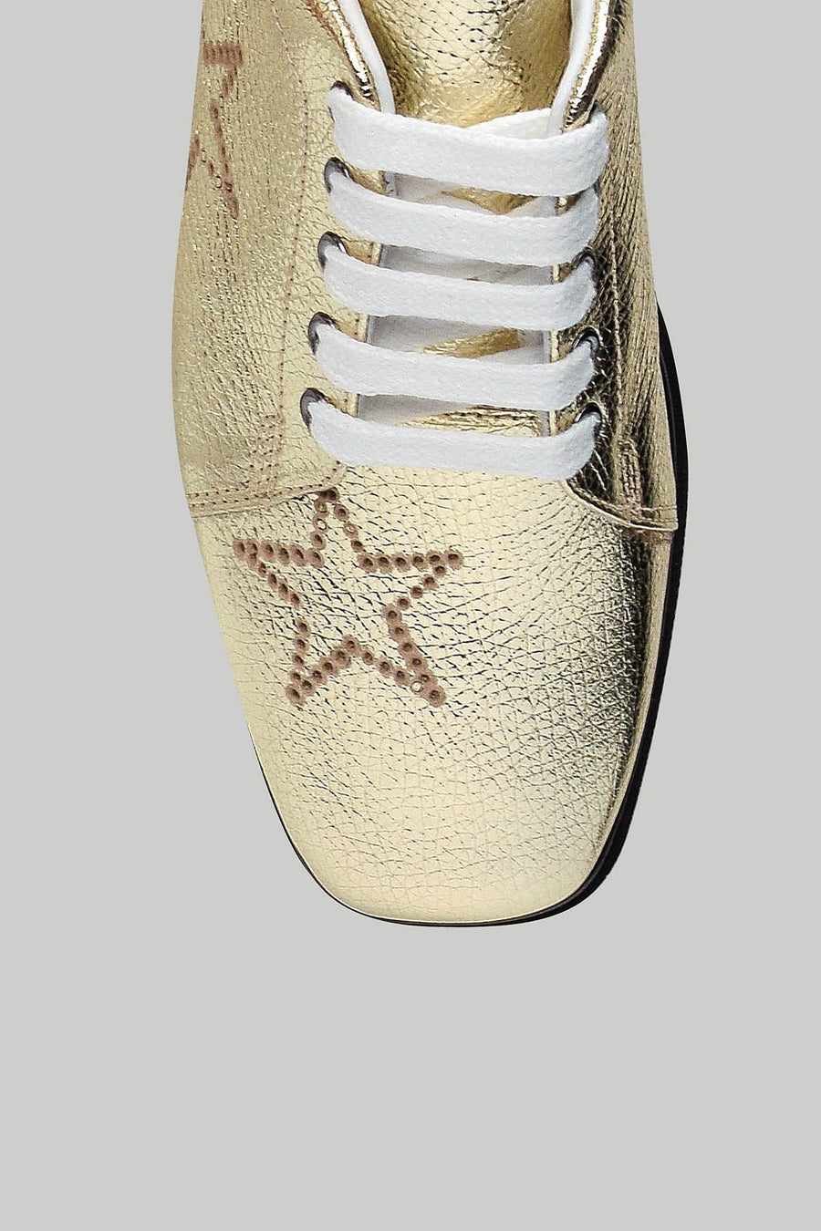 High-Sole Women's Leather Sneaker