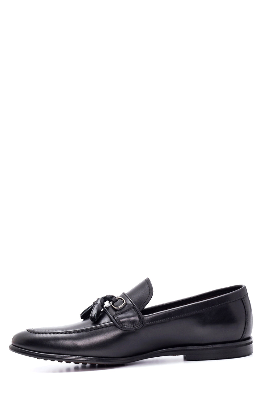 Men's Black Leather Classic Loafer