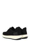 Men's Black Lace-Up Chunky Sole Nubuck Leather Casual Shoes | Derimod