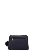 Woman Navy Crossbody Bag with Accessory Details | Derimod