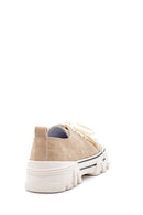 Women's Suede Leather Sneaker | Derimod