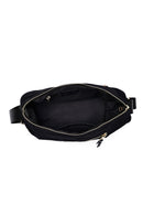 Women's Black Fabric Crossbody Bag | Derimod