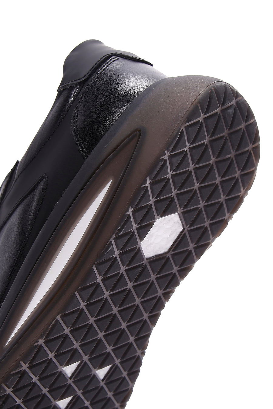 Erkek Siyah Deri Sneaker