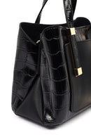 Women's Black Long Strap Mini Classic Handbag | Derimod