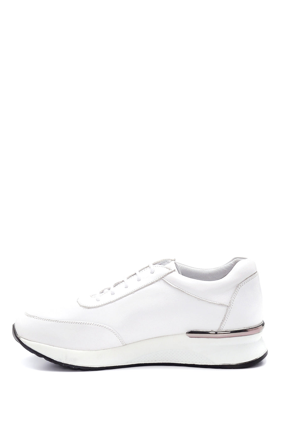 Women's Leather High Sole Sneaker