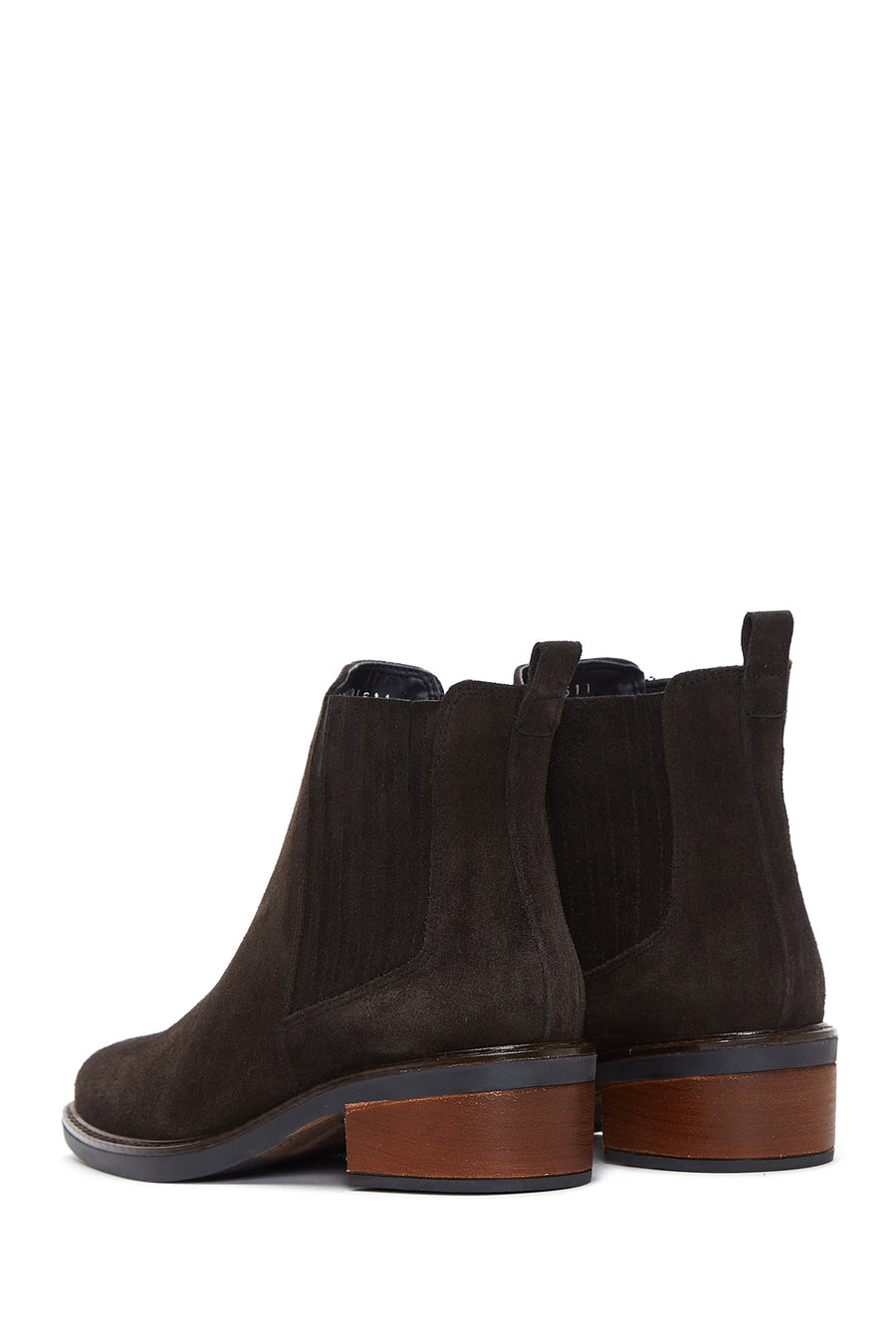 Woman Anthracite Süet Leather Chelsea Bot