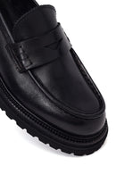 Erkek Siyah Deri Casual Loafer | Derimod