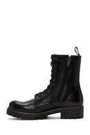 Women's Black Leather Boots | Derimod