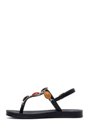 Women's Black Peep Toe Sandals | Derimod