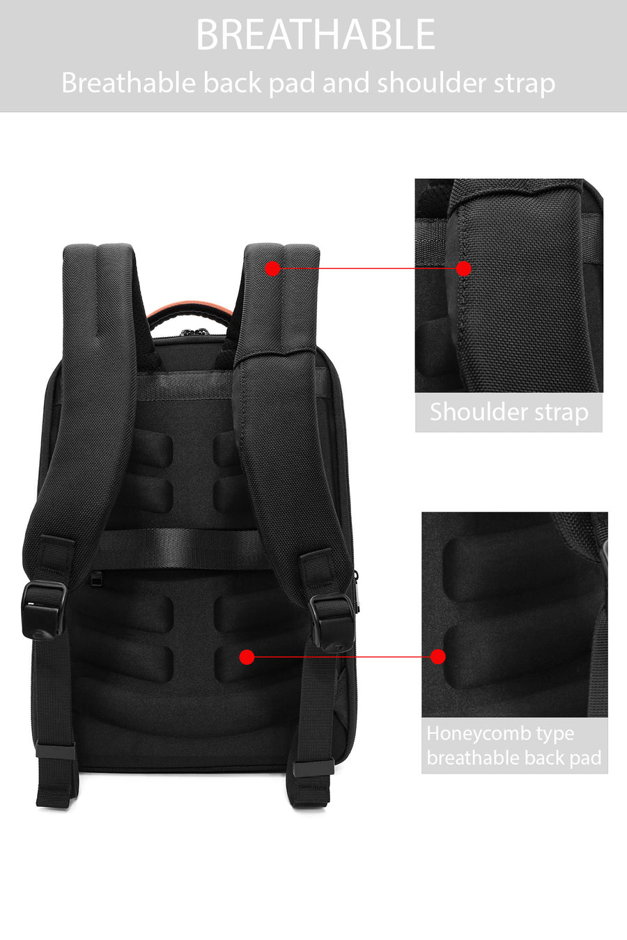 D-Pack Unisex Siyah Sırt Çantası