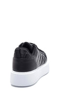 Kadın Siyah Kapitone Kalın Tabanlı Kapitone Sneaker | Derimod